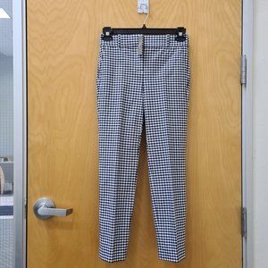 J. Crew NWT Navy Gingham Pants size 4